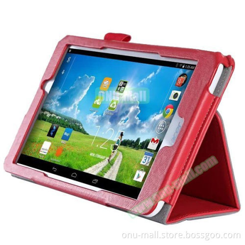 Crazy Horse Texture Flip Stand Protective Case Leather Tablet Cover for Acer Iconia One 8 B1-810